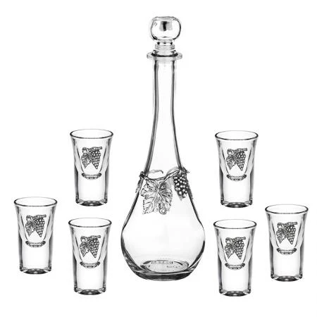 F32270: Сет 6 чаши+ бутилка