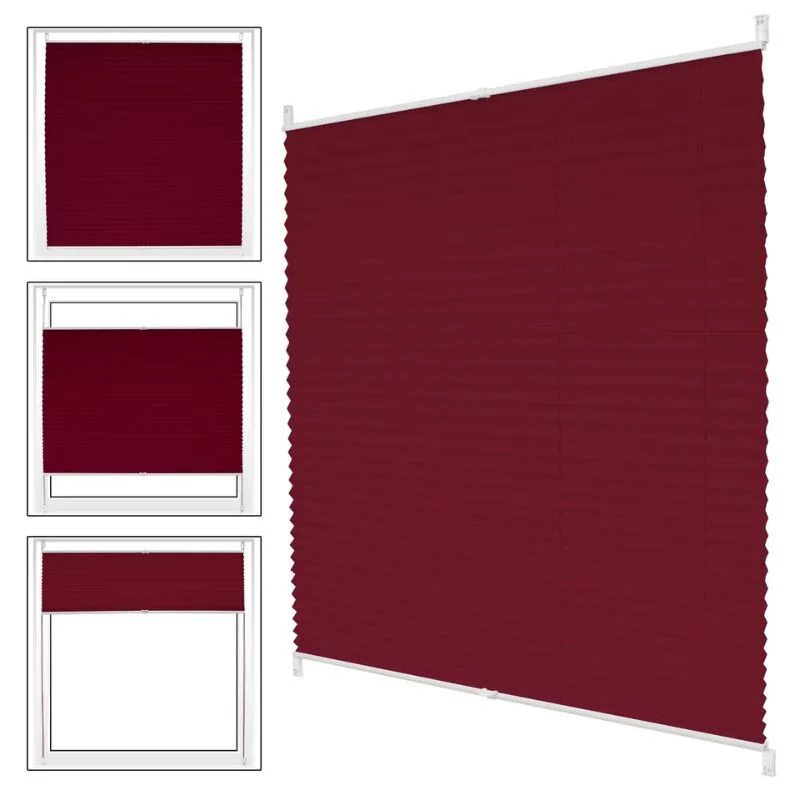 ECD Germany Klemmfix Роло за Прозорец 120 x 150 см - Бордо