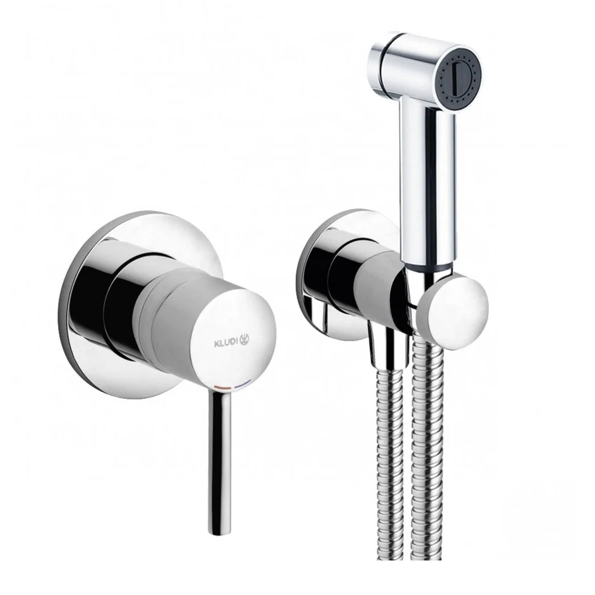 Смесител с хигиенен душ Kludi Bozz Chrome