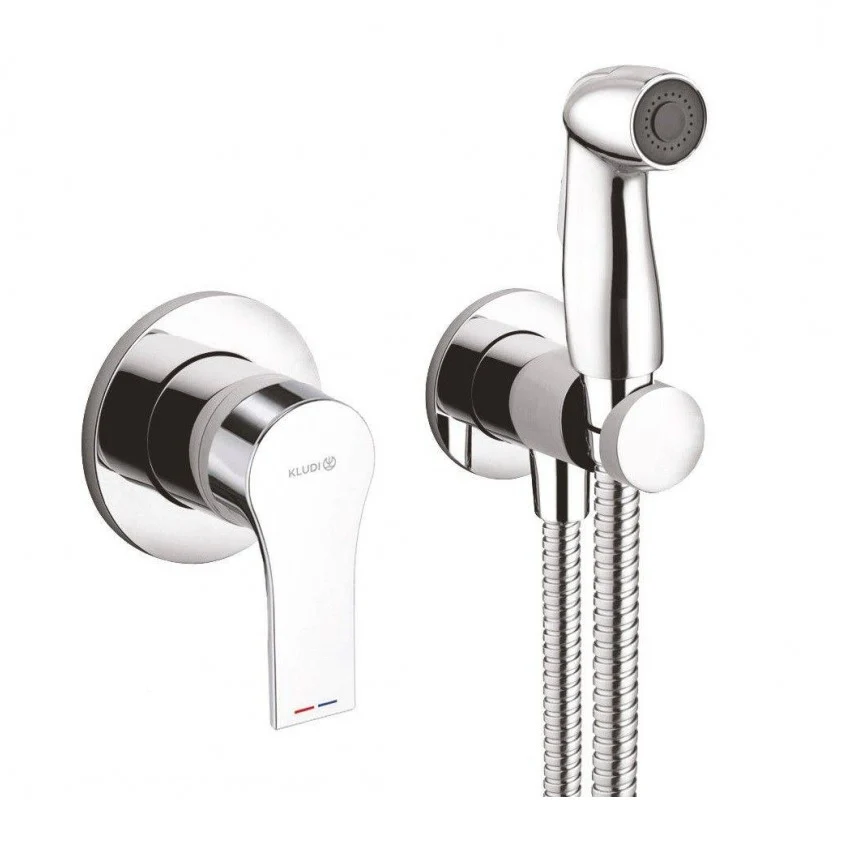 Смесител с хигиенен душ Kludi Zenta Chrome