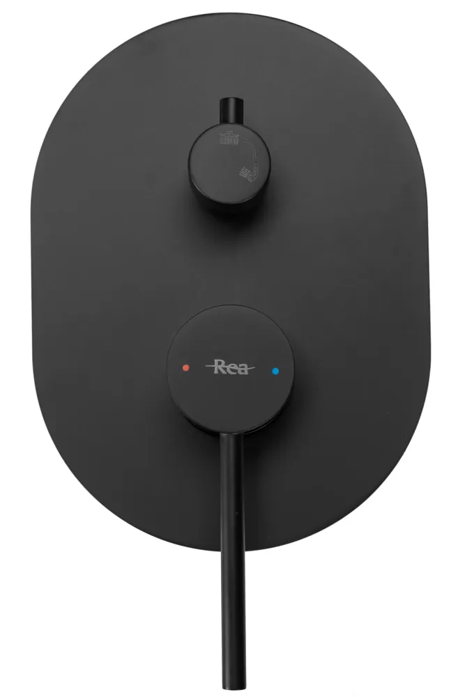 Вградена душ система Oval Black Box