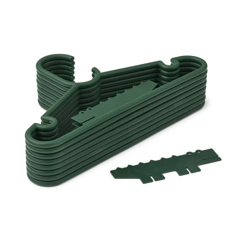 Liewood Falton Bøjler - 8-pak - Crocodile/Garden Green