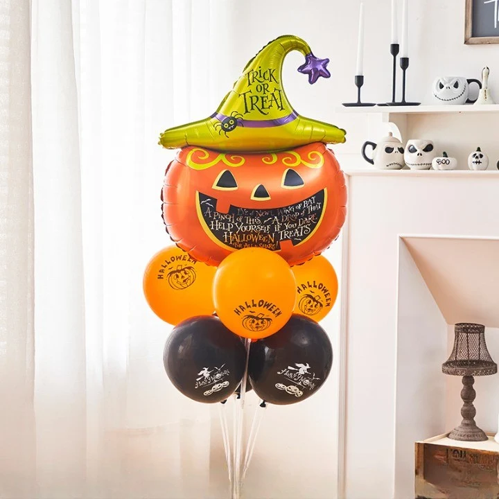 Комплект от 5 балона с тиква за Хелоуин | PumpkinParty