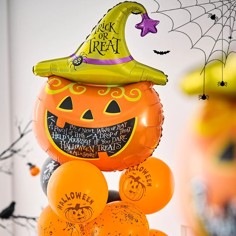 Комплект от 5 балона с тиква за Хелоуин | PumpkinParty