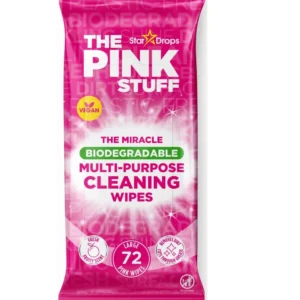 Pink Stuff Антибактериални почистващи кърпички Биологично разградими 72 броя - Ограничена серия