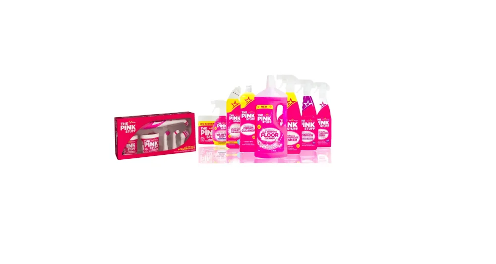Pink Stuff комплект за почистване на чудеса + комплект Pink Stuff Alles