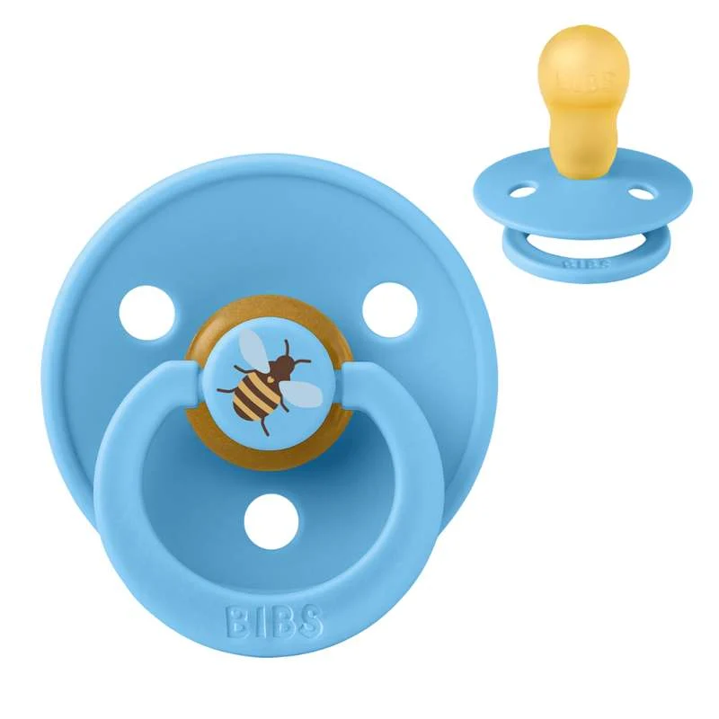 Bibs Round Colour Pacifier - sz. 3 - natural tpr - Studio - Bumblebee - Breeze