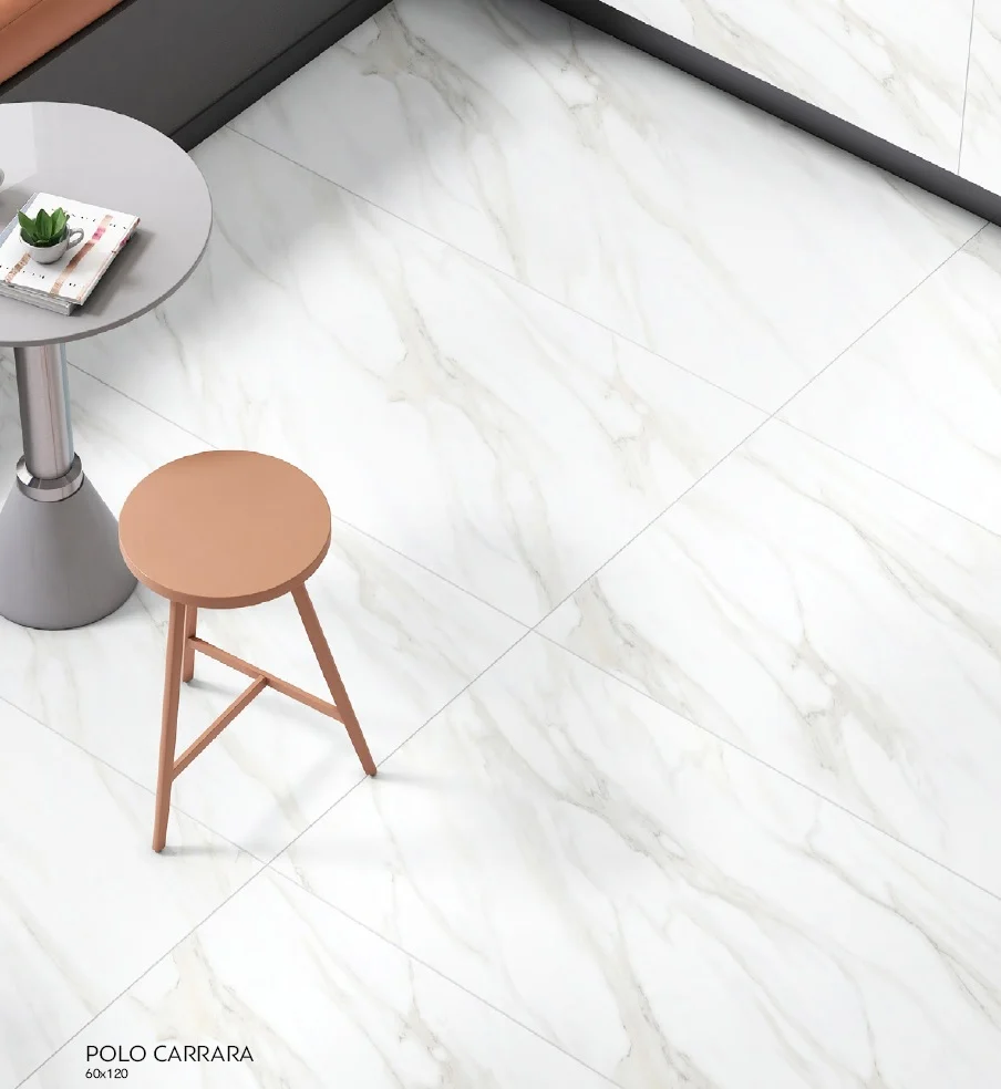 Polo Carrara 60x60 и 60х120 см. - матиран и полиран вариант