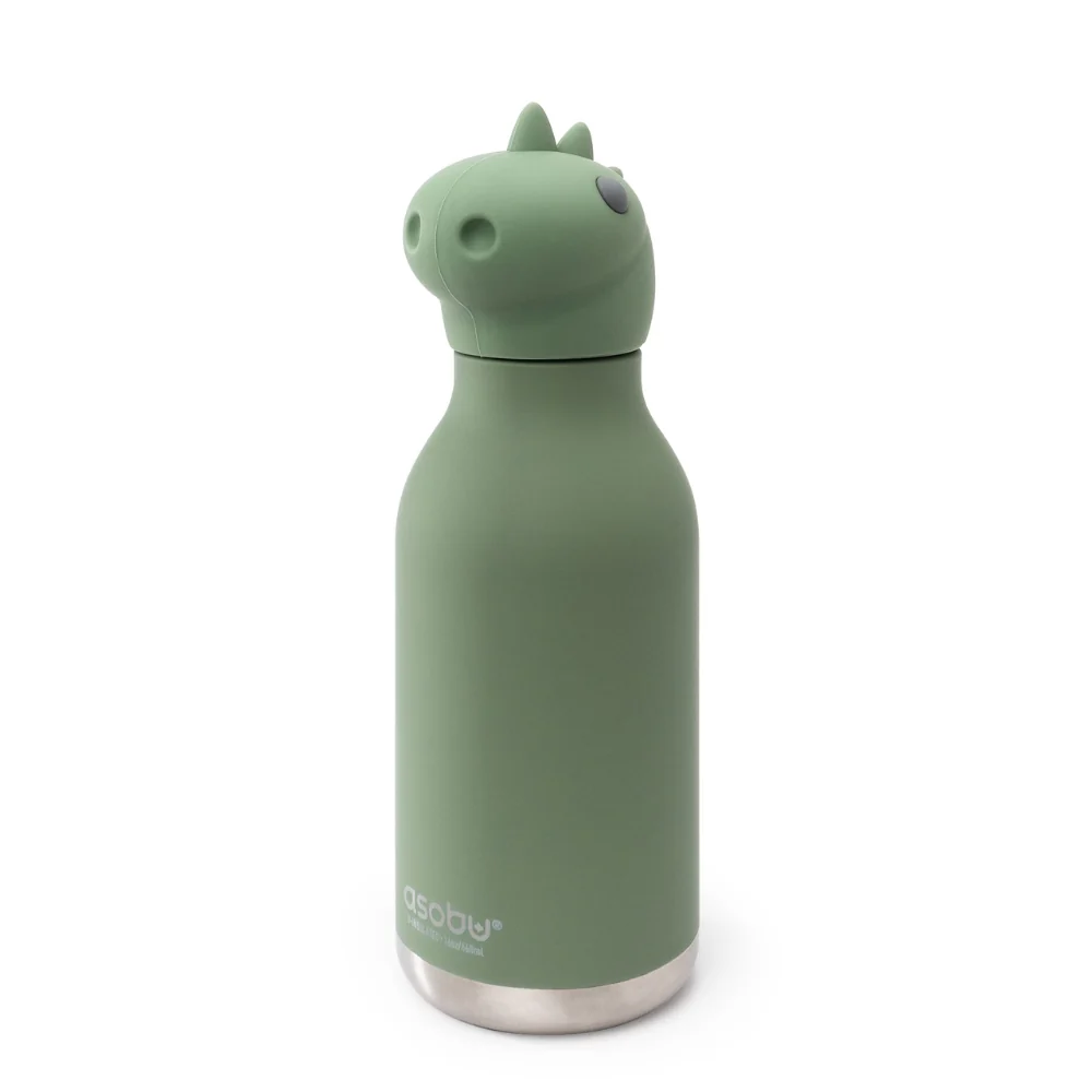 Asobu Термобутилка със сламка Звяр - Динозавър 460 ml