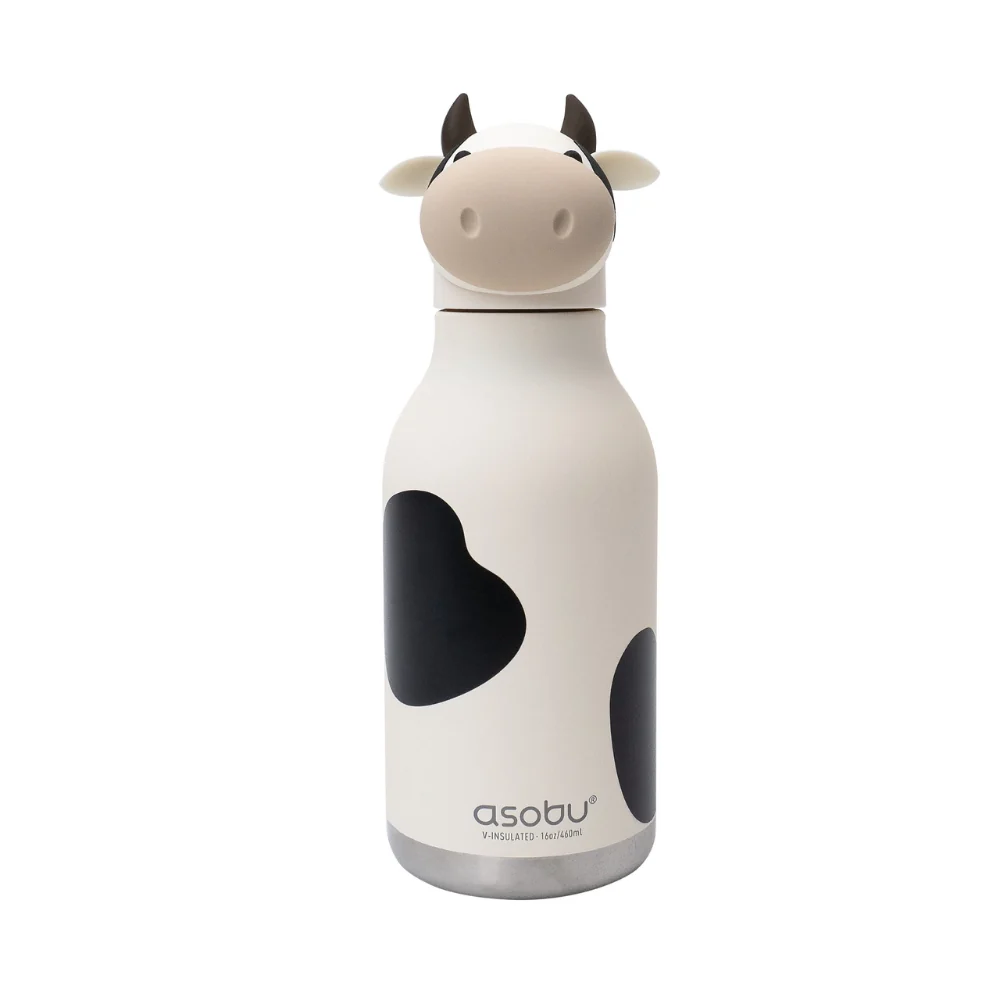 Asobu Термобутилка със сламка Beast -Cow 460 ml
