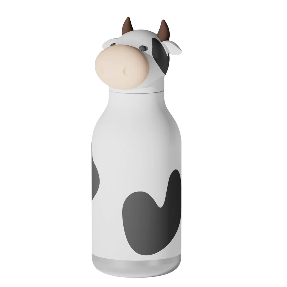 Asobu Термобутилка със сламка Beast -Cow 460 ml