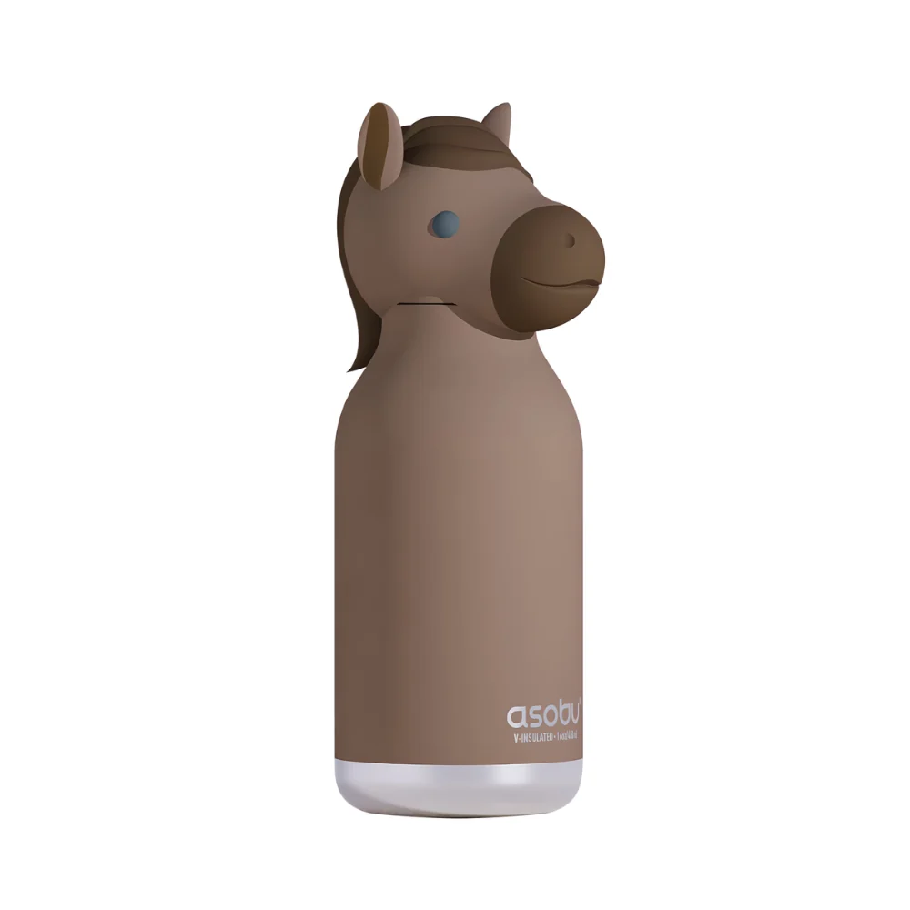 Asobu Термо бутилка със сламка Beast - Horse 460 ml