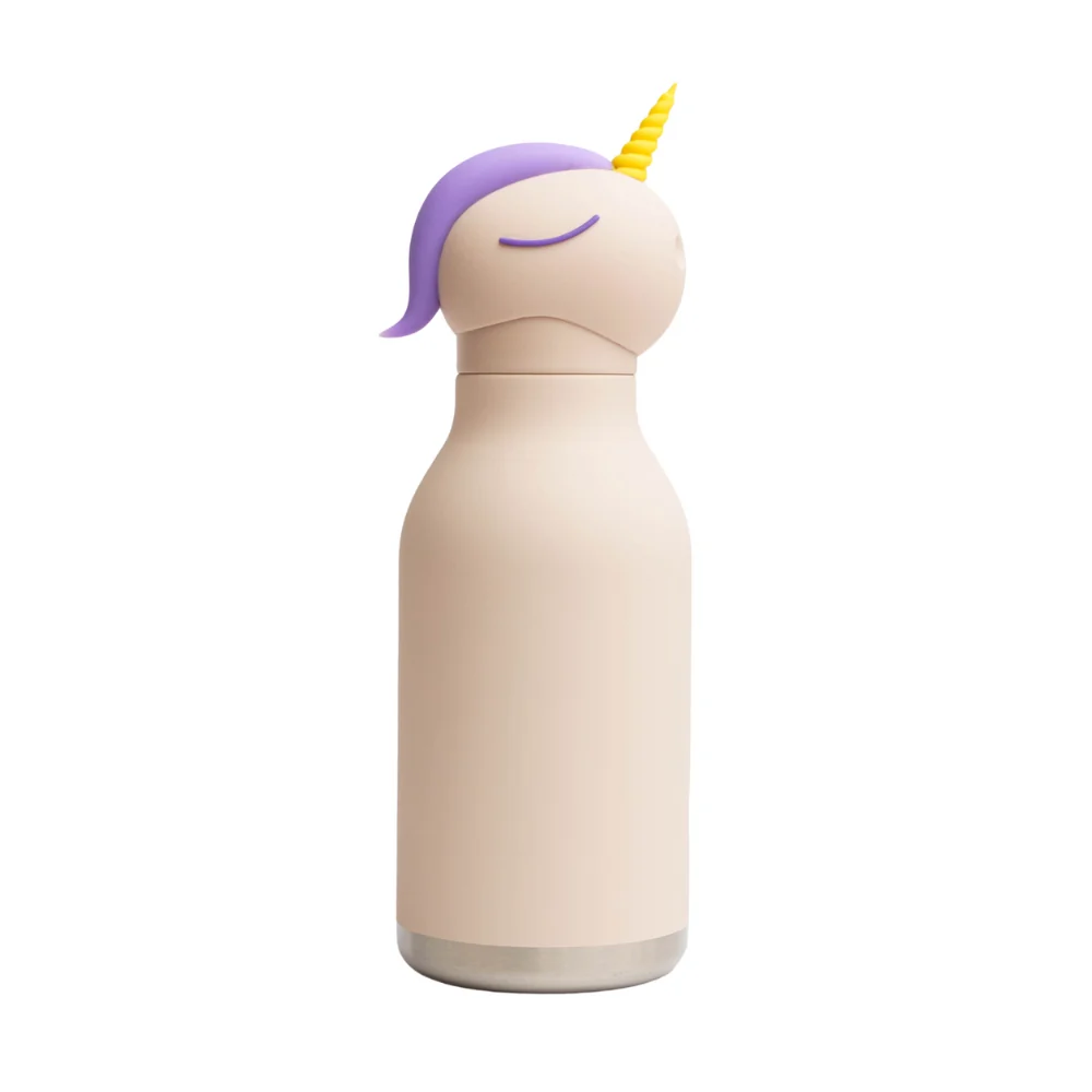 Asobu Термобутилка със сламка Bestie - Еднорог 460 ml