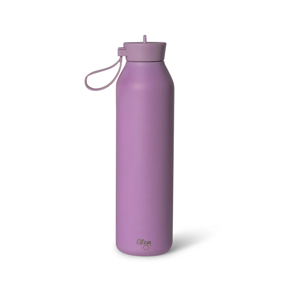 Citron Термално бебешко шише от неръждаема стомана Fondant Pink 750ml