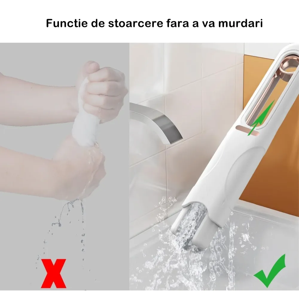 Мини преносим моп за изстискване | CleanHand
