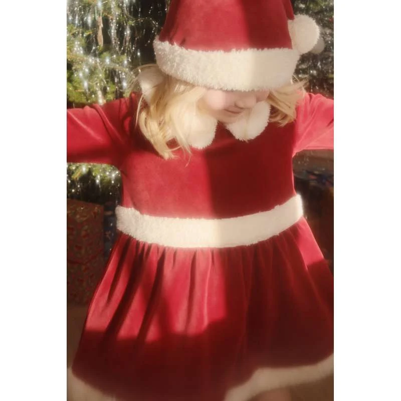 Konges Sløjd Christmas dress - GRS - Red Dahlia