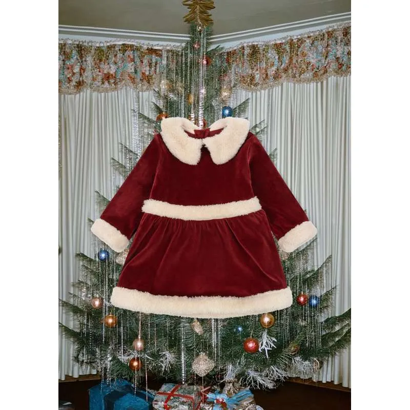 Konges Sløjd Christmas dress - GRS - Red Dahlia