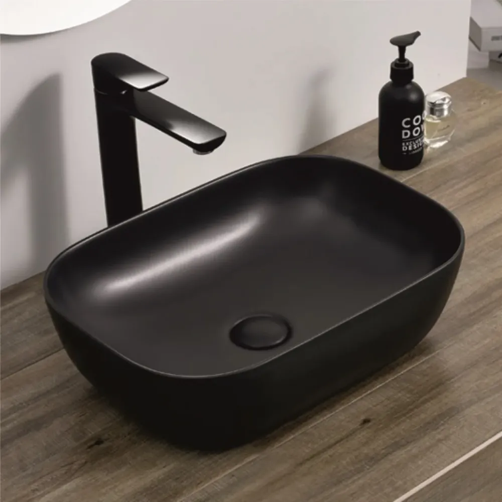 Купа ICB 887Black 46х33 см. - черен мат