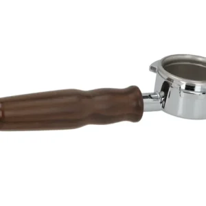 La San Marco Bottomless Walnut filterholder espresso portafilter 21g Basket