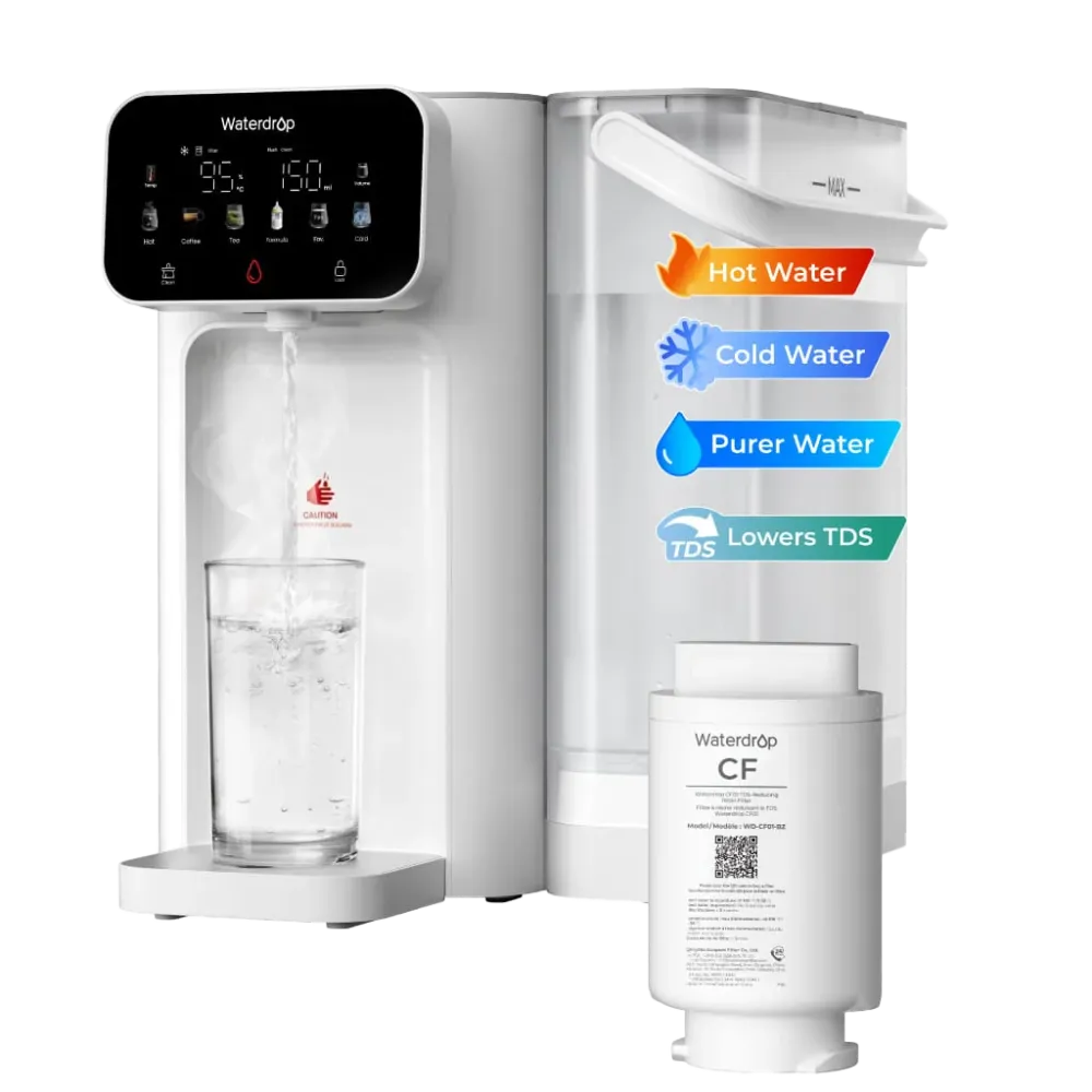 Waterdrop Instant Hot and Cold Countertop Water Filter Dispenser CT01