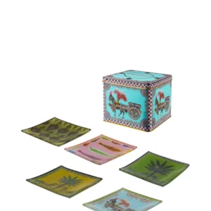Ortigia Tin Box 5 Glass Dishes