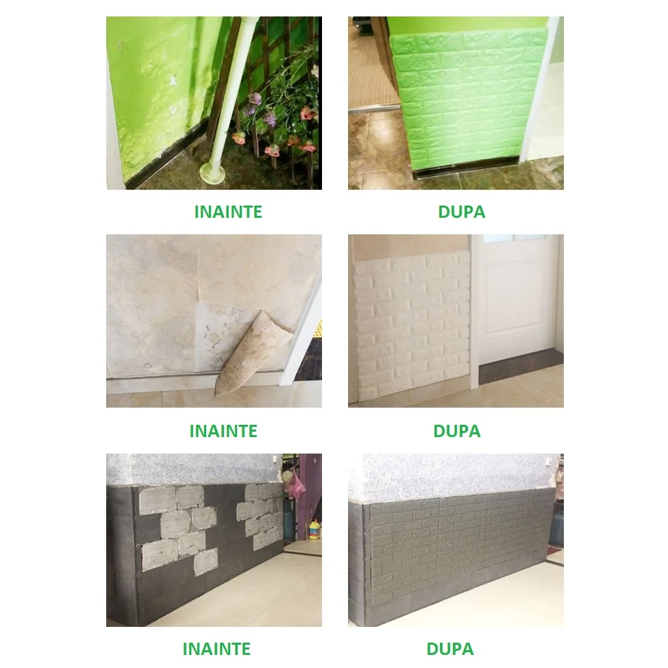 Комплект от 10 стикера за стена, самозалепващи, 70 X 77 см, покрита площ 5,3 м2, PVC, шарка на дъга и звезди, бели
