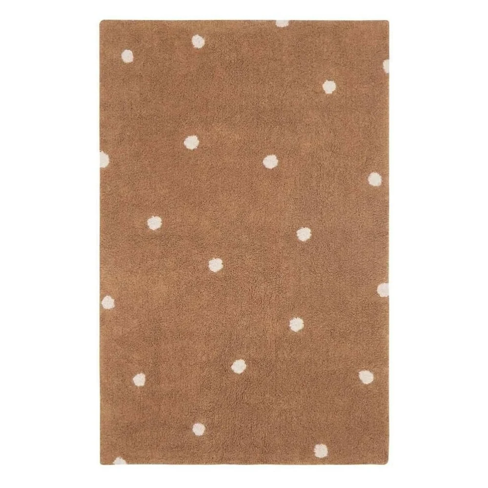 Lorena Canals Детски килим Mini Dot Chestnut 100x150 cm