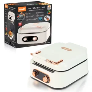 RAF - Мултифункционалния Горещ Електрически Hot Pot Grill с Двоен Реотан 1800W R.5409 2.5L