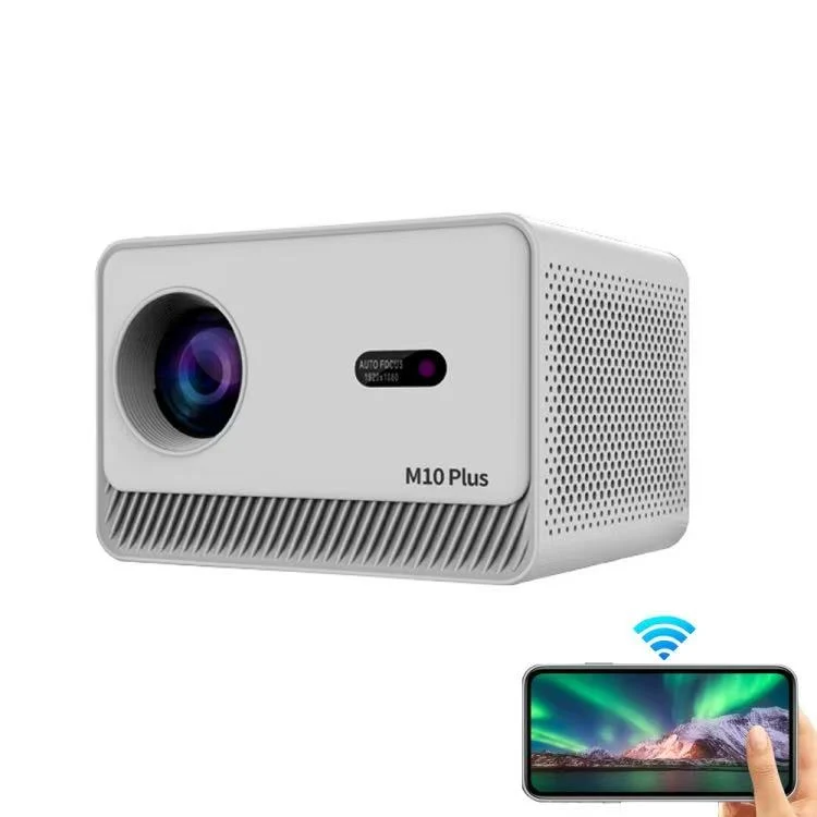 Видеопроектор, USSPY® M10+, 390ANSI, 9000 лумена, Android 12, Dual Wi-Fi 6 2, 4g/5G, BT 5.0, 1280*720p FHD, HDMI, USB и Mi...