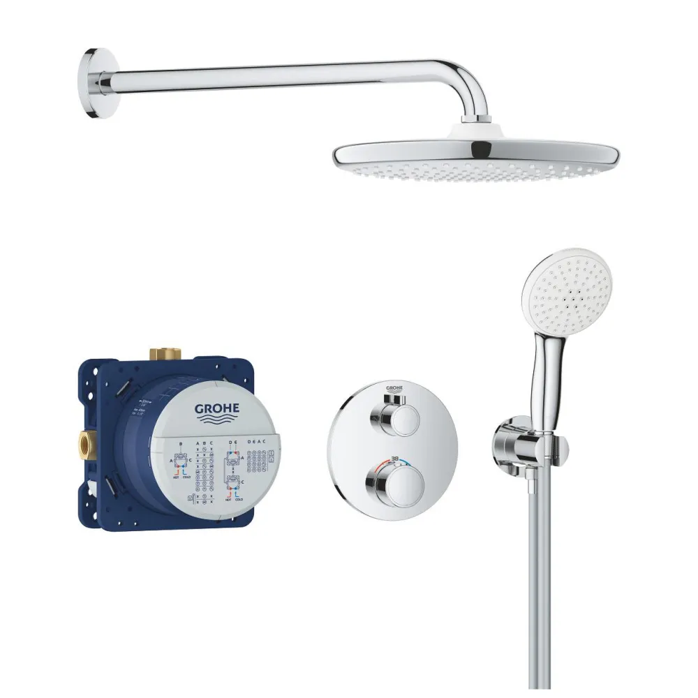 Вграден комплект Grohe Grohtherm Tempesta 250