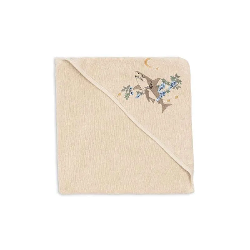 Konges Sløjd Terry Hand towel Embroidery - GOTS - Summer Sand