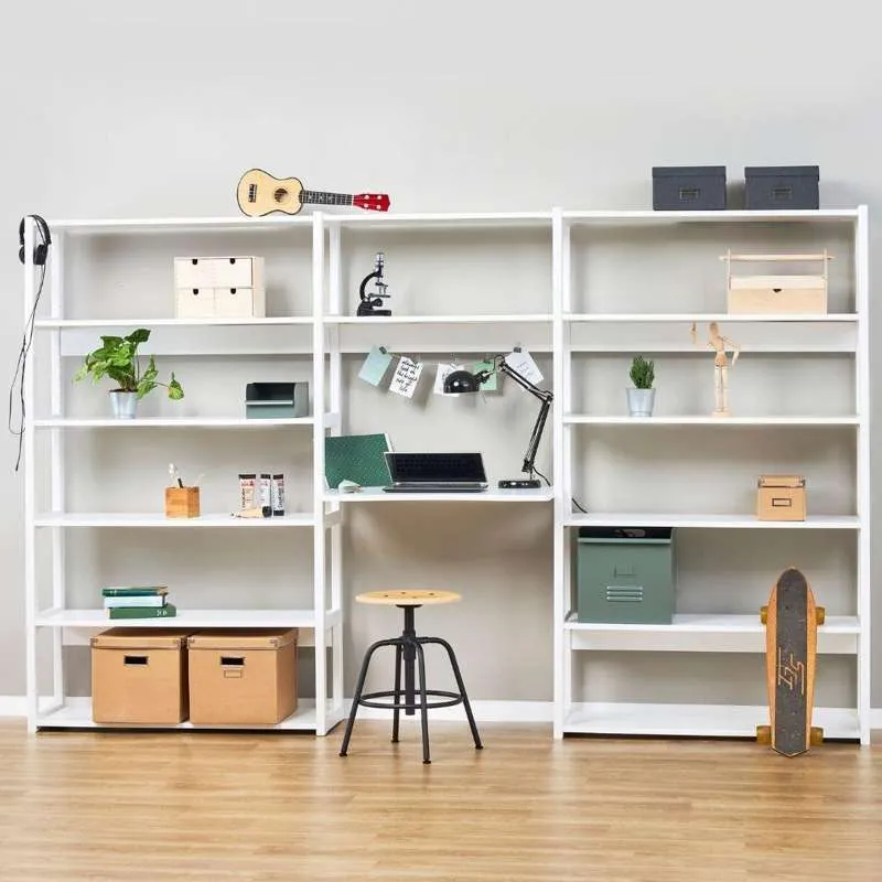 Hoppekids STOREY - Shelf - 1 Section 6 Shelves - Multiple Sizes - White Seasonal Clothing