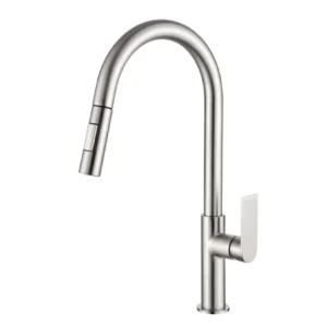 Кухненски смесител Alpha Satin Nickel - Aquagrif
