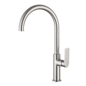 Кухненски смесител Alpha Satin Nickel - Aquagrif