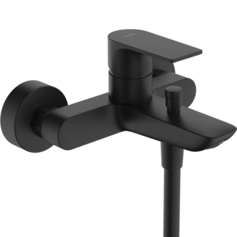 Hansgrohe Rebris S Matt Black смесител за вана и душ