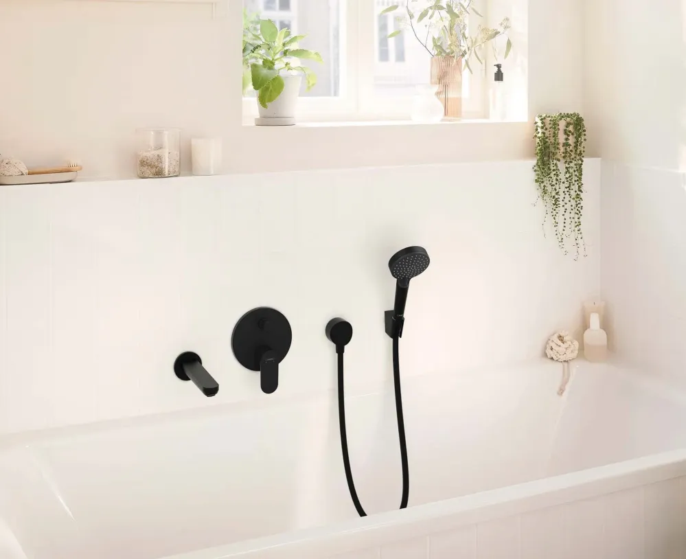 Hansgrohe Vernis Blend Black Matt вграден комплект - черен мат