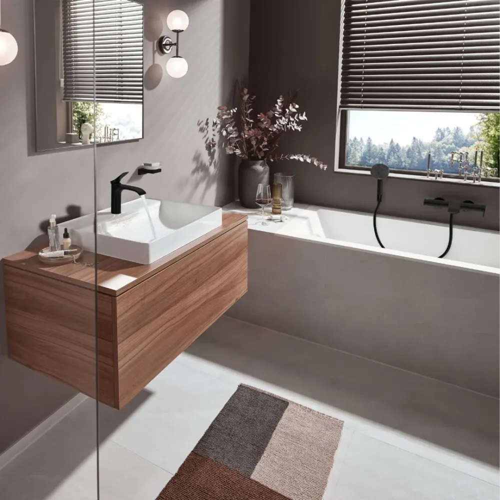 Hansgrohe Vivenis 110 за мивка - черен мат