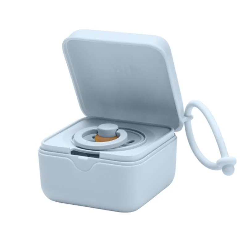 BIBS Accessories Pacifier Box - Sutteboks m. Plads til 3 Sutter - Baby Сапфир
