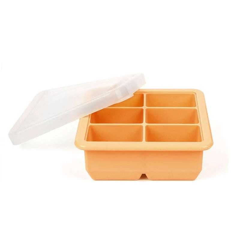 Haakaa Silicone Freezer Tray Lid - Apricot