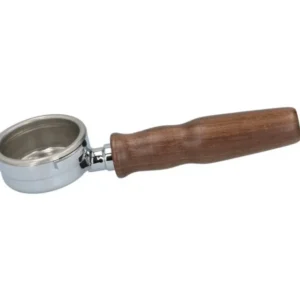 Bezzera Bottomless Portafilter Filterholder Espresso Wood Handle 21g basket