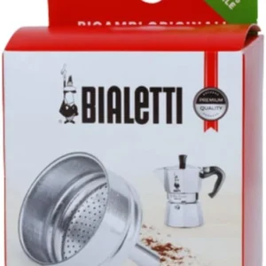 Bialetti 1-Cup Moka Express Stovetop Espresso Maker Aluminum Replacement Funnel