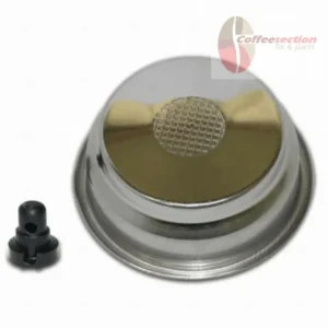 Gaggia - 21000491 Stainless Steel 2 Cup Filter Basket Pin Pressurised Crema