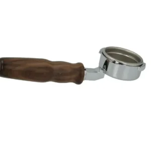 Gaggia Bottomless Portafilter Walnut Wood Handle 58mm 21g Basket