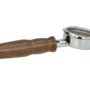 Nuova Simonelli Bottomless Portafilter Inclined Walnut Wood Handle 21g Basket
