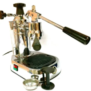La Pavoni Europiccola Lever, 8 Cups Coffee Espresso Machine - Chrome- 220V