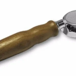Wega Bottomless Portafilter Filterholder Espresso Walnut Wood Handle 58mm 21g