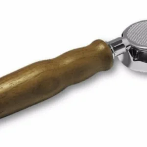 Wega Bottomless Portafilter Filterholder Espresso Walnut Wood Handle 58mm 21g