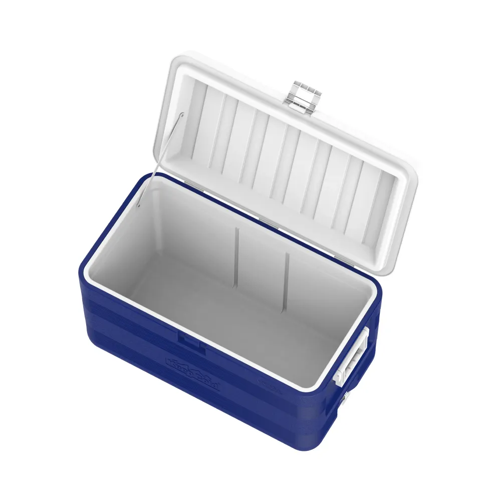 Duramax Deluxe Icebox 70 с PU изолация и странични дръжки, син