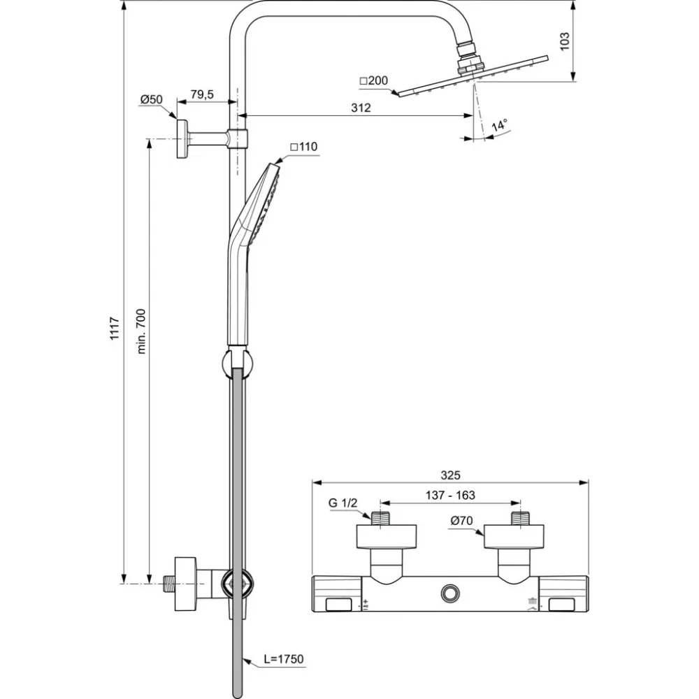 Ceratherm T100 - Ideal Standard
