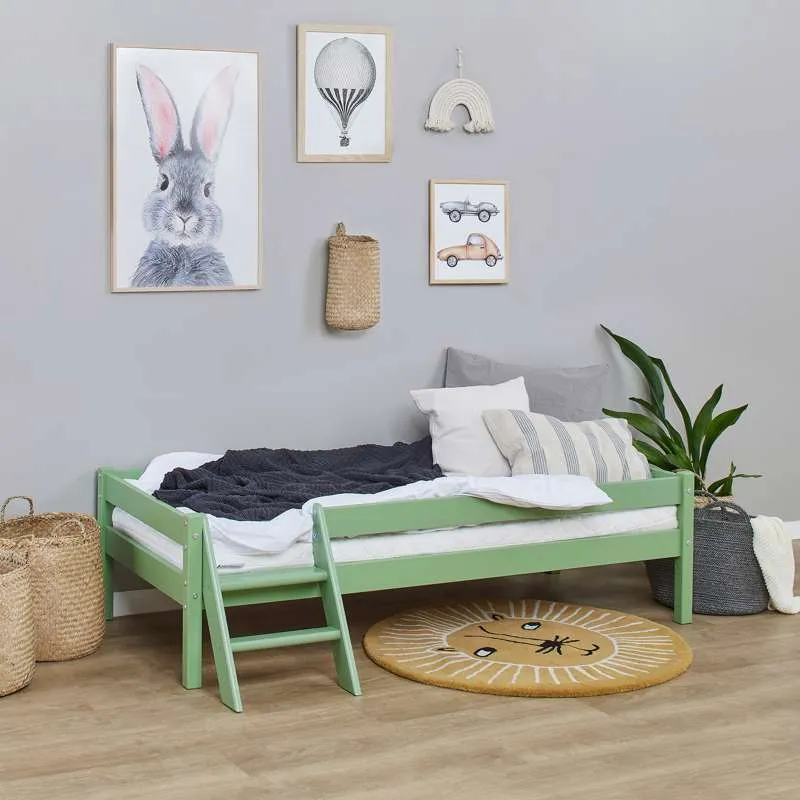 Kid'oh Juniorseng m. Sweet Dream Madras - Svanemærket - 70x160 cm - Grøn